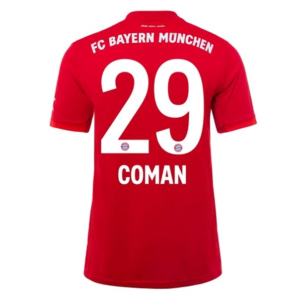 Trikot Bayern München NO.29 Coman Heim 2019-20 Rote Fussballtrikots Günstig